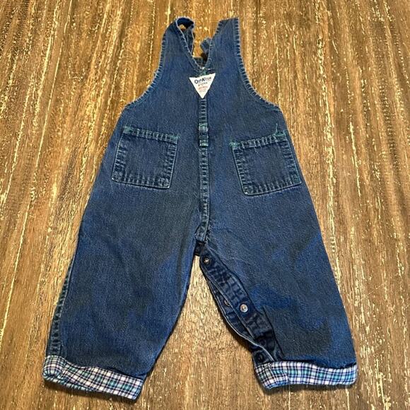 Vintage OshKosh B'Gosh Teddy Bear Corps Denim Overalls, 18 Months - Picture 6 of 9